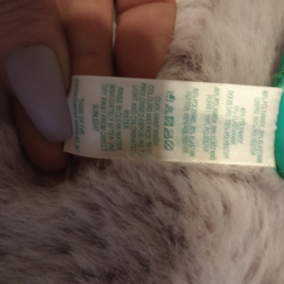 Asos Swim green aqua turquoise bikini bottoms size 10 NWOT - Picture 7 of 7